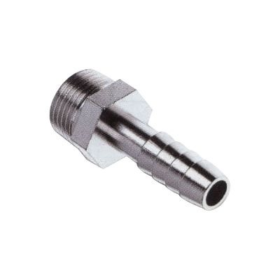 Raccord filete male avec porte tuyau 1/4' tuyau : 10mm