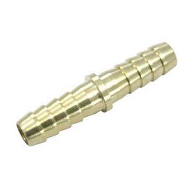 Raccord porte tuyau 10mm laiton nickele
