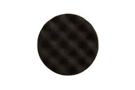 Mousse 150x25mm noire alvéolée - vendue à l'unité (2)