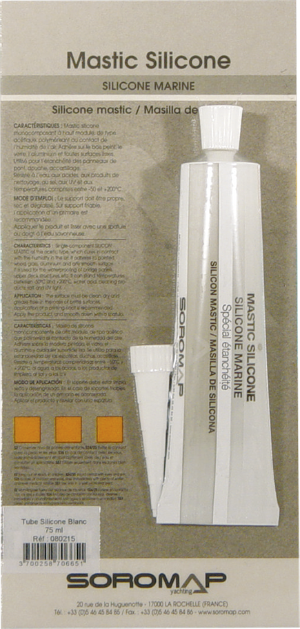 Silicone tube Blanc - 75ml