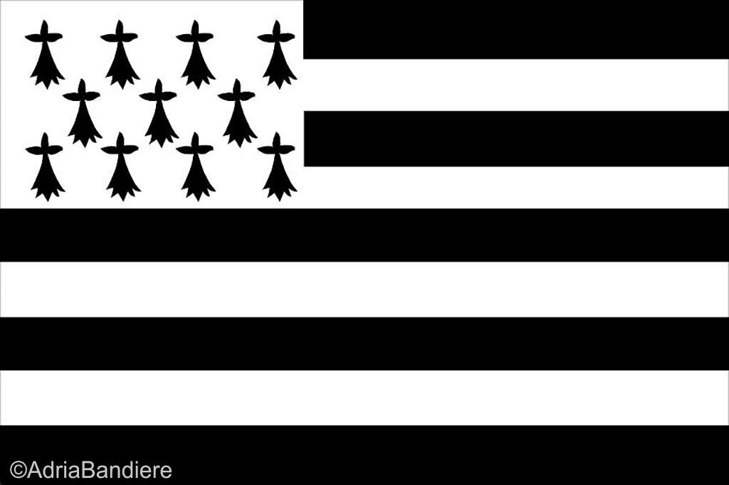 Pavillon. 60x90 Etamine Bretagne (Gwenn ah du)