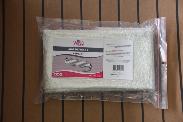 Tissu Mat de Verre 450g/m² - (1m²)