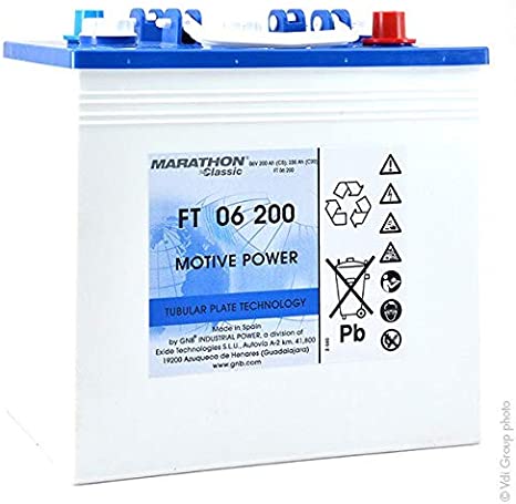 Batt. GNB Tubulaire FT062001 6V-235Ah
