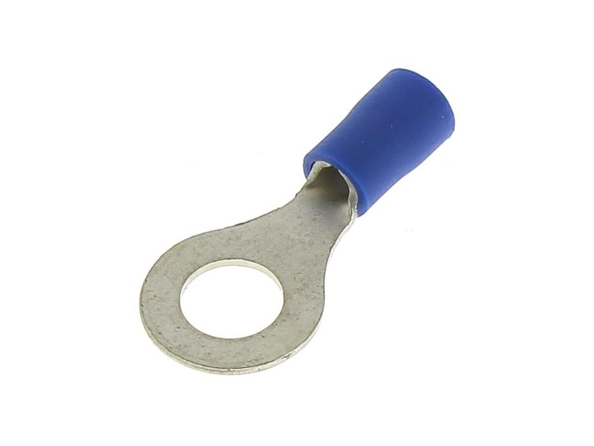 Cosse ronde bleu 4 - 4 pcs