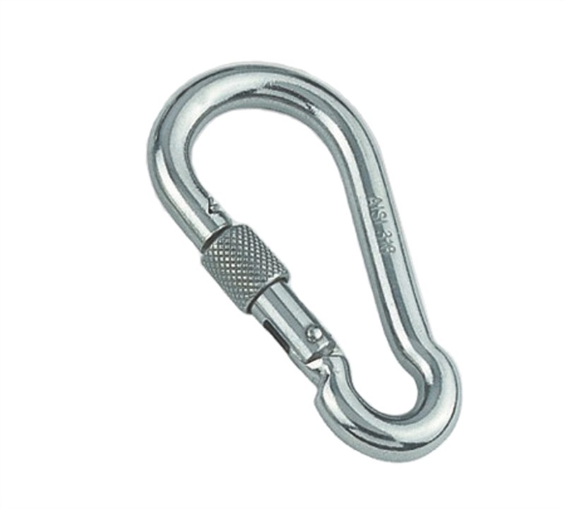 Mousqueton à vis Inox 6x60mm