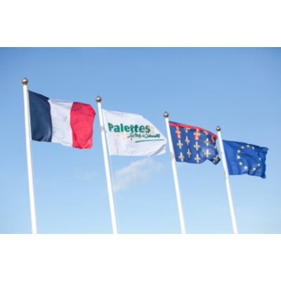 Mât. Mobile PolyEco - 6,0m - Ø60mm - livré avec pommeau, drisse et taquet