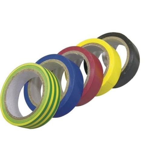Adhesif electrique Couleur 15mm x 10m (200)