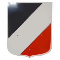 Ecusson porte 5 drapeaux tricolore 40x50cm (sans RF)