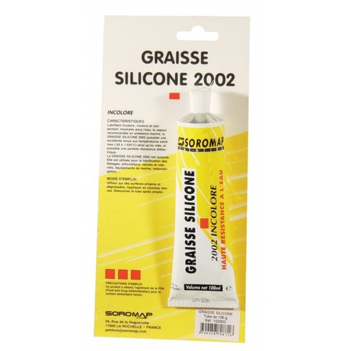 Graisse silicone 2002 tube - 100g