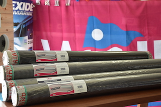 Tissu Carbone Biaxial 400g/m² - largeur 127cm - vendu au ml