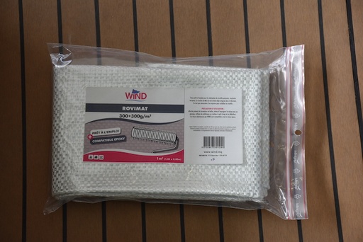 Tissu Rovimat R300+M300g/m² - (1m²)