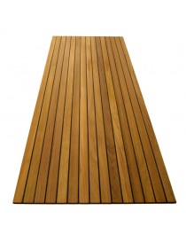 Panneau Teck jointe B Lame : 40mm ép : 8mm (1700x1150mm)