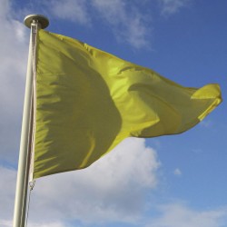 Flamme de plage 100x150 Maille Jaune