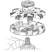 Jeu lame rechange pour Rabot  Brer  (4 lames)