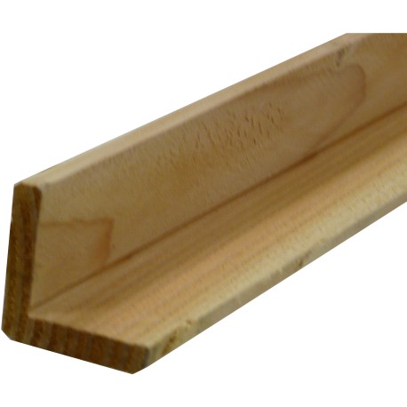 Baguette Corniere Teck 30x30x2500mm