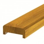 Baguette Teck en "U" 30x16x2500mm