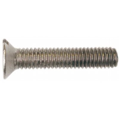Vis metaux fraisee 06 x 40 + ecrou - inox A4 - 4 pcs